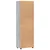 Highboard FLORIN Siva Sonoma 60 x 35 x 182 cm Konstruirano drvo