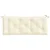 Jastuk za vrtnu klupu krem 120 x 50 x 7 cm od tkanine Oxford