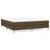 vidaXL Box spring posteljni okvir temno rjav 160x200 cm blago