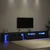 TV ormar 3 pcs Crni hrast 290 x 36,5 x 40 cm Konstruirano drvo