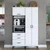Hanah Home Komoda JE142 3106, 120x198.6x40 cm, Bela