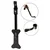 Zado Dog Bone Shaped Leather Paddle Black