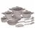 Berlinger Haus Set posuđa Taupe Collection BH-8111NN, 15 delova, Smeđi
