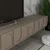 Hanah Home TV komoda sa policama Lyon 2, 180 cm, Krem