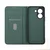 Maska za Honor X7e tamno zelena Teracell Elegant Flip