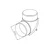 HACO Koleno Round elbow CKO, O 90/100 mm 0624