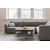 Hanah Home Klub sto Sumer O2030 90x35,6x54cm Braon-Mermer
