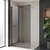 Stena za prhanje Rea Flexi Grey/Brush Copper 110