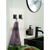 WENKO 71444800 - Dozator tečnog sapuna VACUUM-LOC QUADRO ED 7,5x16 cm crni
