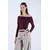 Trend Alacati Stili Ženska bluza Alc-X15152, Bordo