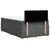 vidaXL Box spring postelja z vzmetnico temno siva 120x200 cm blago