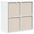 Kreveta s ladicama Bijelo 59,5 x 27 x 57 cm