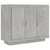 Komoda siva boja betona 92x35x75 cm od konstruiranog drva