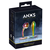Anos Metal Butt Plug Set in Rainbow Colours