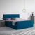 Based Postelja Boxspring Josie-b, Barva Petroleja, 160x200