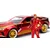 Avtomobilček Marvel Iron Man 2016 Chevy Camaro Jada kovinski z odpirajočimi elementi in figurica Iron Man 22 cm 1:24