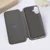 Maska na preklop Teracell Flip Premium za iPhone 16 Plus crna.