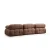 ATELIER DEL SOFA Fotelja Bubble 1R Brown Bouclette