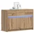 TV ormar 91 x 34 x 61 cm Hrast artisan Konstruirano drvo