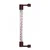 Browin Rjavi samolepilni zunanji termometer 22 cm