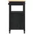 Kuhinjski kolica MONZA Crna 48 x 40 x 88,5 cm