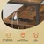 Songmics Stranska miza 60x35x61 cm rjava