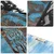 Whispering Timber -1 - Blue, Black BlueBlack Decorative Wooden Wall Accessory