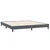 Box spring krevet bez madracem tamnosivi 200x210 cm baršunasti
