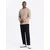 Ombre Mens mélange structured knit sweater - sand