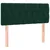 vidaXL Box spring postelja z vzmetnico temno zelena 90x200 cm žamet
