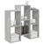Kreveta Betonski sivi 90 x 30 x 90 cm