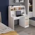 Hanah Home radni sto Orina, 120 cm, beli / orah