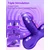 SuperLove Ride-On Grinding & Thrusting Vibrator with Remote Purple