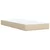 vidaXL vidaXL Box spring postelja z vzmetnico krem 80x200 cm blago, (21291746)