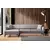 Atelier del Sofa Ugaona garnitura Belissimo 95x67x140cm Siva