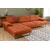 Atelier del Sofa Ugaona garnitura Mustang Narandžasta