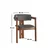 Hanah Home Trpezarijska stolica 58x76x49cm Orah