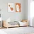 shumee vidaXL Posteljni okvir brez vzmetnice 90x200 cm masiven borov les