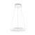 Orion - LED prigušiva luster na sajli KOLK LED/40W/230V 2700/3000/4000K prečnik 40 cm bela