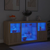 Komoda s LED svjetlima boja hrasta sonome 142,5x37x67 cm