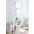 SET 3x Stensko ogledalo ROUND pr. 40 cm