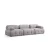 Atelier del Sofa Trosed Petite 3, 290x95x75 cm, Svetlosivi