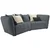 Mega Sofa Sofi siva