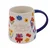 Cute&Cool HOME dekorativna šolja s cvetovima480ml