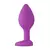 Ouch! Diamond Heart Butt Plug Regular Purple