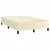 Vidaxl Box spring postelja z vzmetnico LED krem 120x200cm umetno usnje