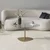 Hanah Home Klub sto Soho 85x40x67cm Providno-Zlatni