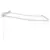 vidaXL Semi-Cassette Awning Frame Retractable Manually-Operated Metal