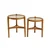 Hanah Home set od 2 umetnutih stočića Ren 2, orah