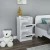 Hanah Home Noćni ormarić Luses, 45x29.6x79.4 cm, Beli